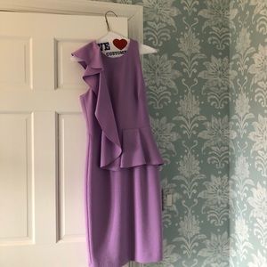 Lavender dress . Worn once . Mint condition. Perfect for baby showers, brunch